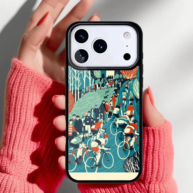 Detalle del material y textura de la funda de ciclismo Krajews