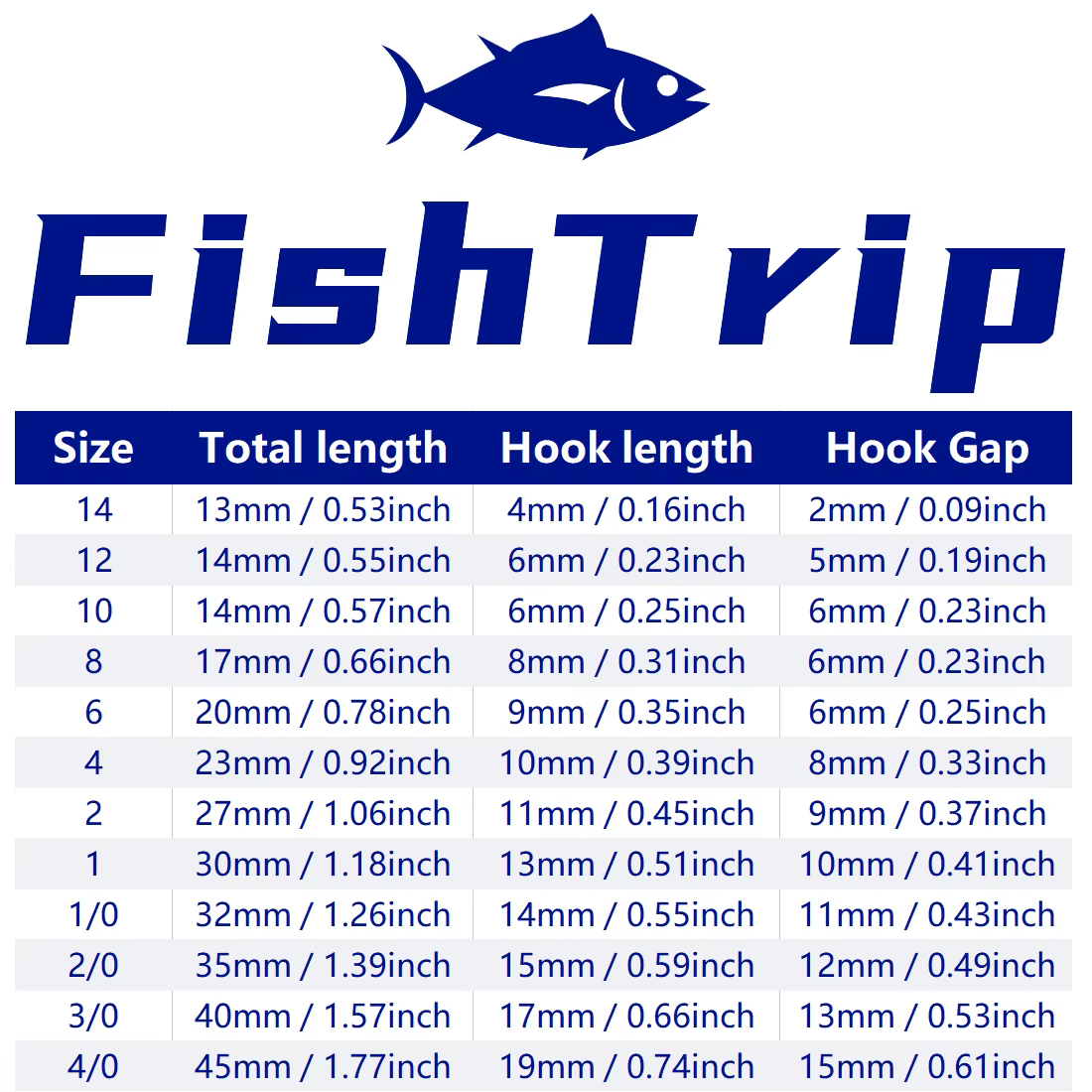 Anzuelos triples FishTrip – Acero carbono para agua salada y dulce