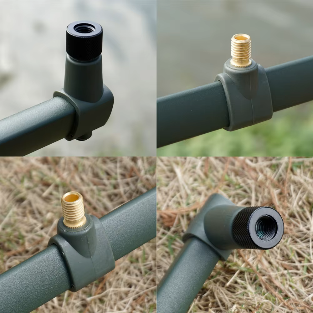 Soporte de cañas ajustable Hirisi aluminio, Buzz Bar para rod pod - imagen 4