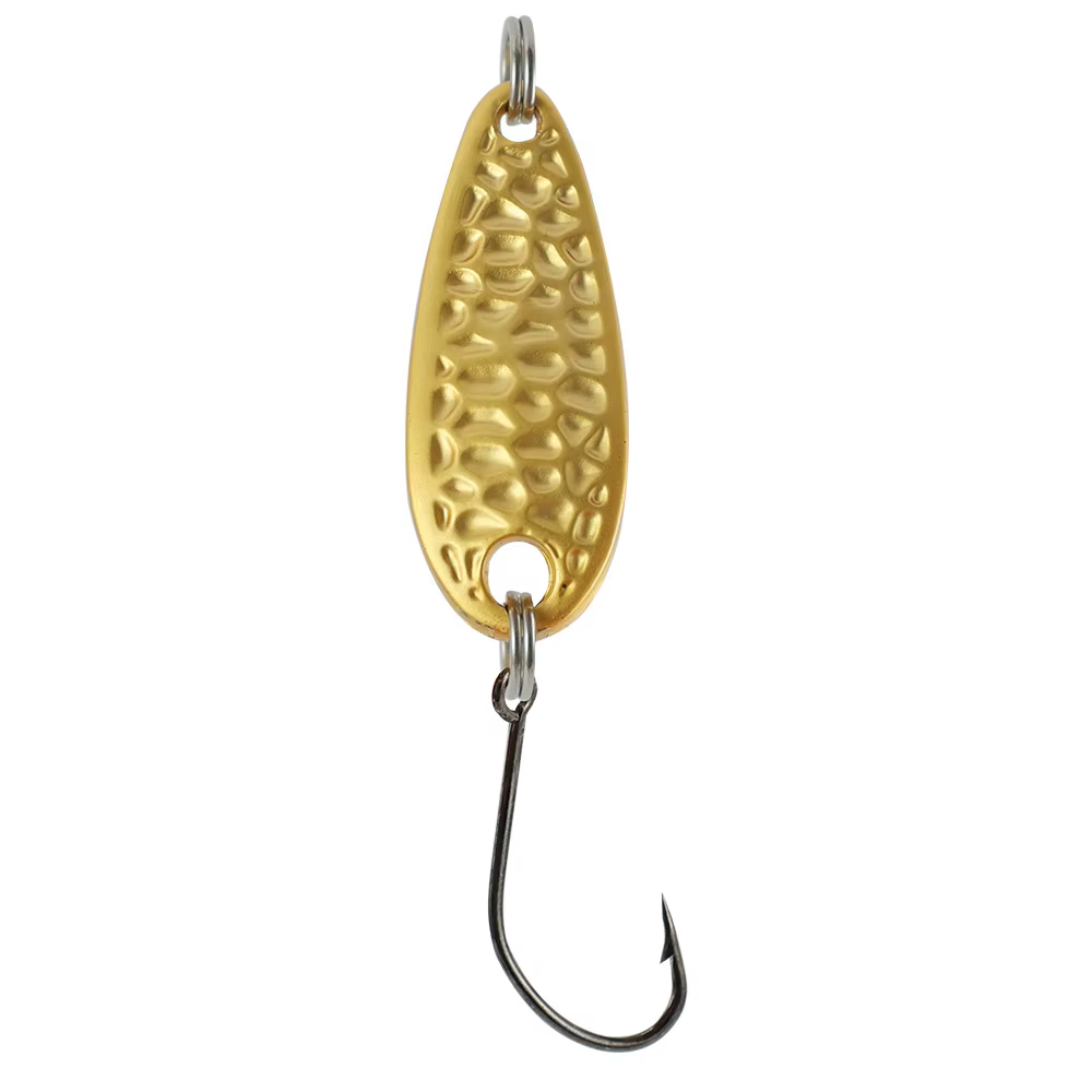 Cuchara giratoria metálica para pesca de trucha con paleta sonora - imagen 5