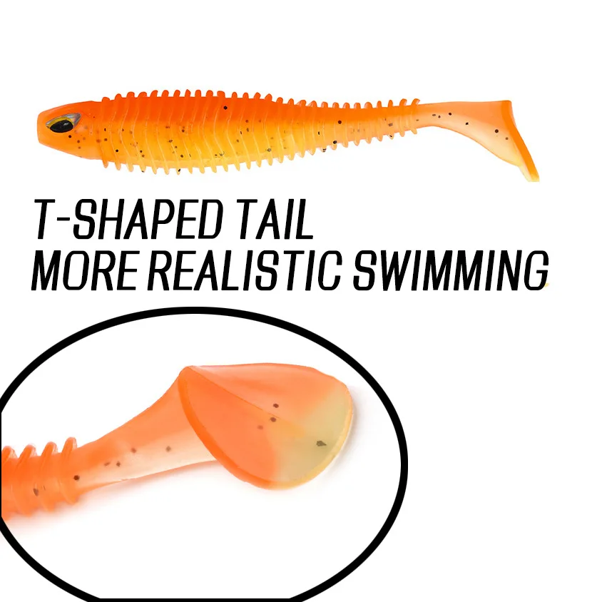Señuelos Swimbait de silicona para carpa – Kit completo - imagen 4