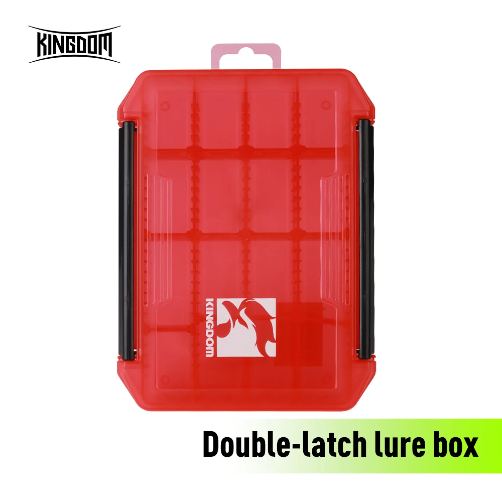 Caja de pesca KINGDOM Double-Latch a prueba de golpes - imagen 2