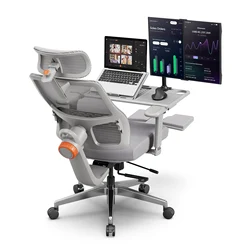 Silla ergonómica para oficina Newtral MagicH-GPro con reposapiés