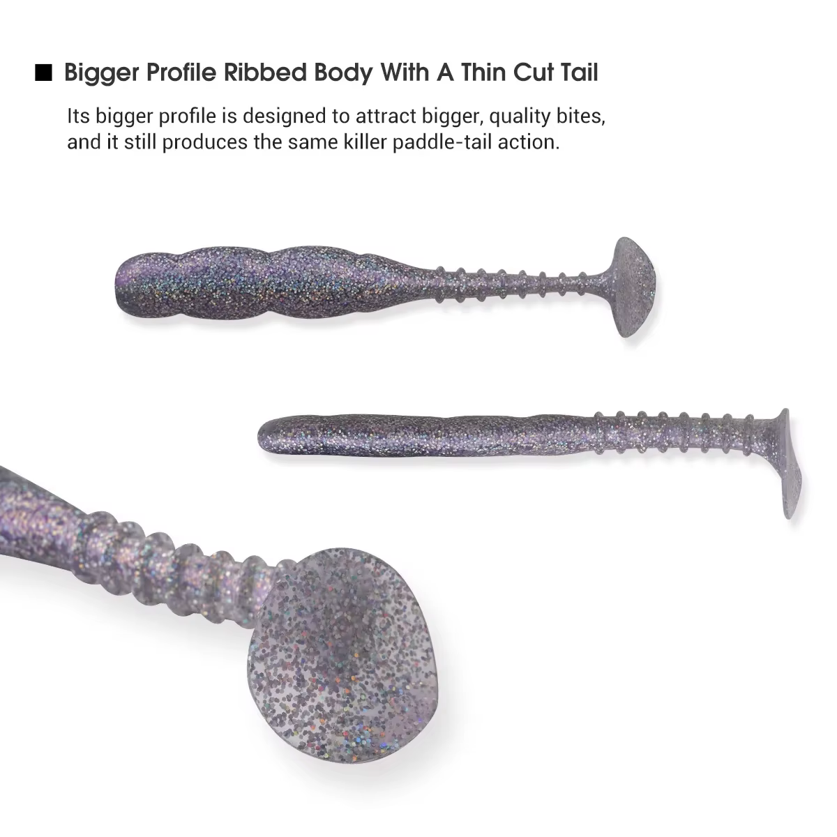Noeby Ryan Shad Jig Head Señuelo de Pesca - imagen 4