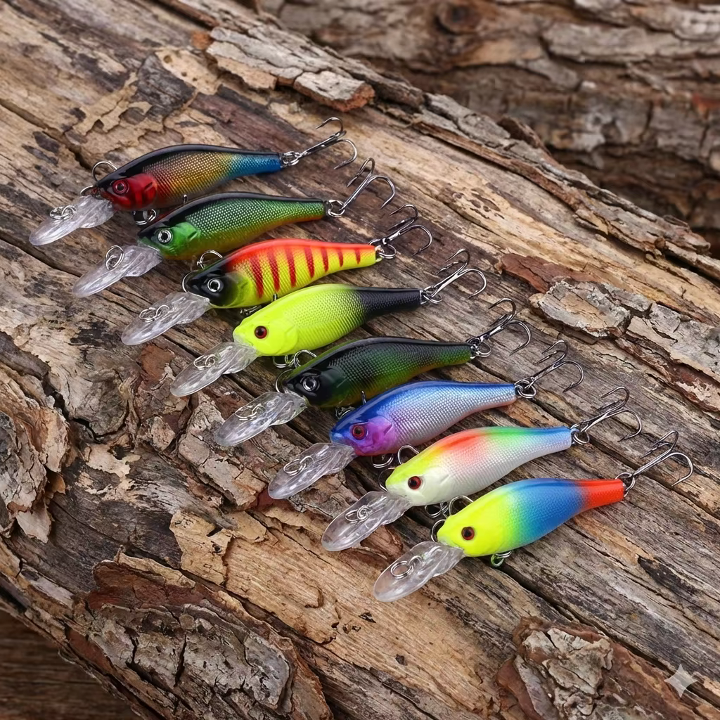 Señuelo Wobbler Minnow de buceo profundo – Lubina, trucha y perca - imagen 3