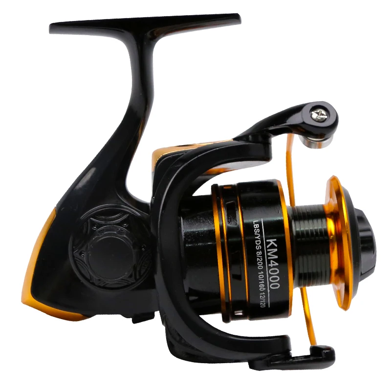 Carrete Baitcasting para pesca con imán y engranaje resistente - imagen 4