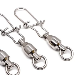 Snap Duolock giratorio con rodamiento de bolas – Acero inoxidable pesca