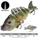 Proberos señuelo de lucio crankbait articulado realista - imagen 4