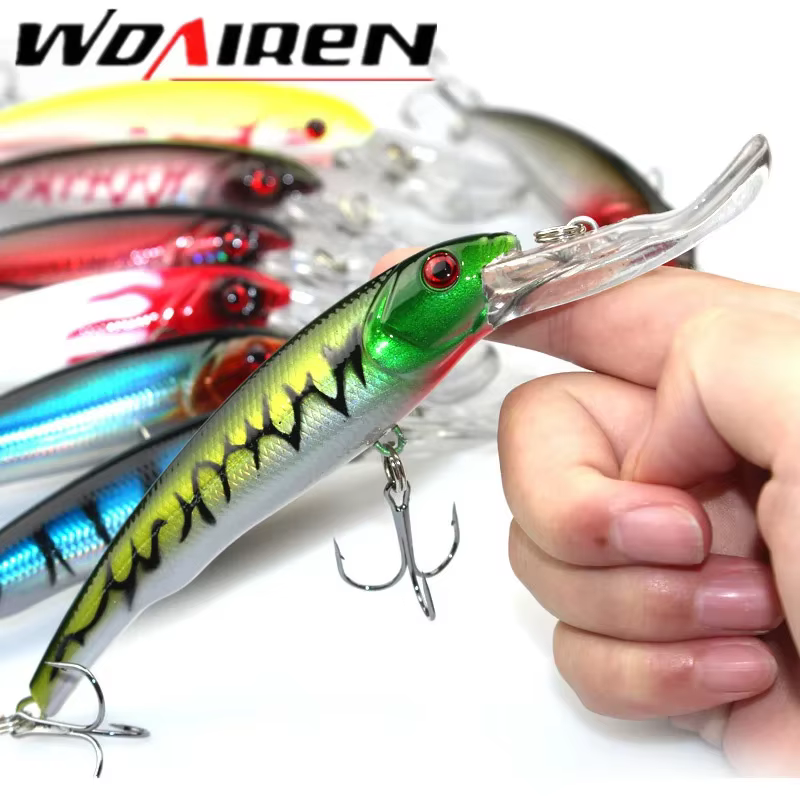 Wobblers Longbill – Señuelos minnow para trolling profundo - imagen 5