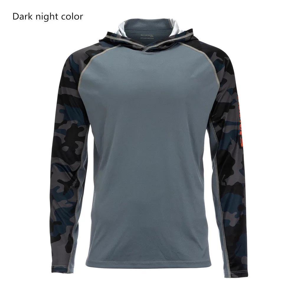 Camiseta de pesca manga larga con capucha y máscara UPF 50 ligera - imagen 4