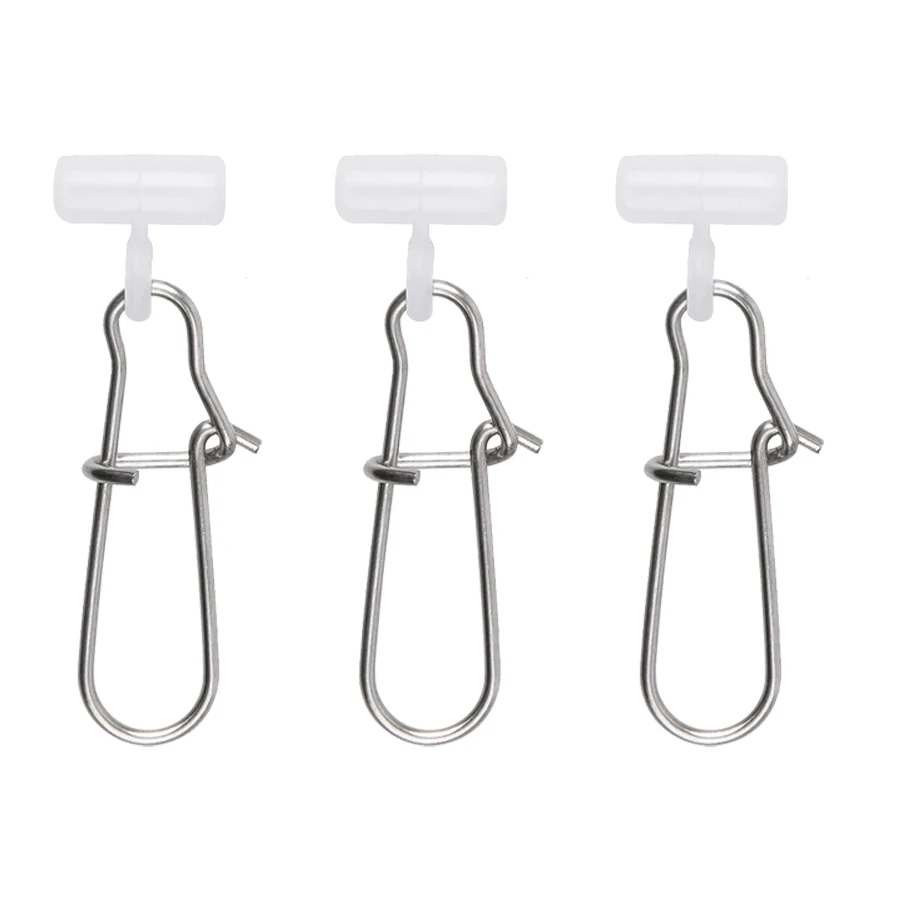 Duo Plomos corredizos en acero inoxidable con broche para pesca - imagen 3