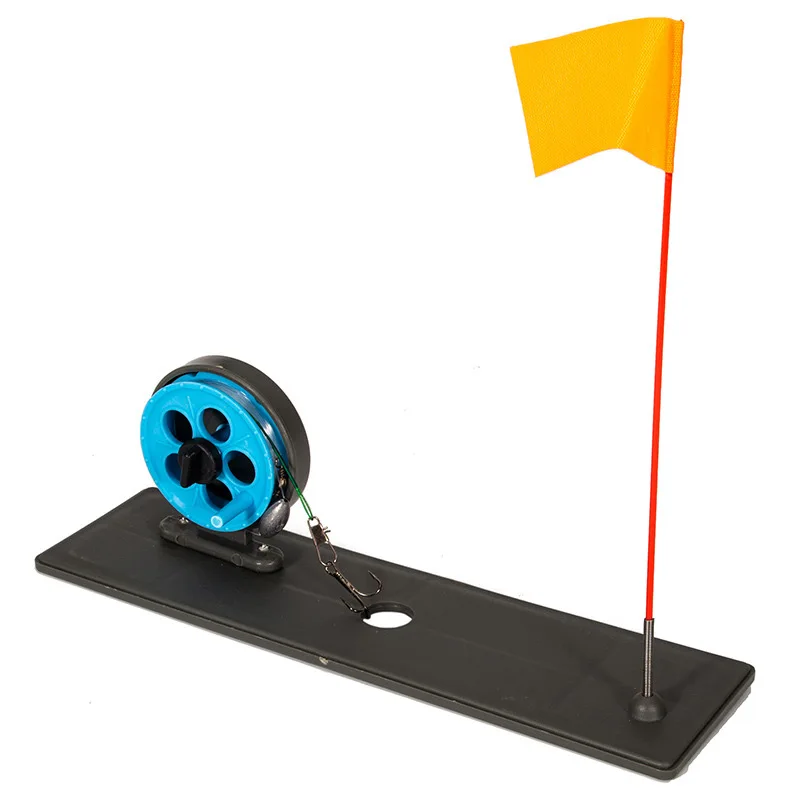 Marcador con bandera naranja plegable
