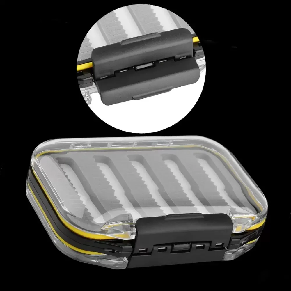 TAKEDO Caja de Pesca Transparente e Impermeable para Moscas y Señuelos - imagen 4