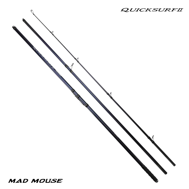 Caña de Surfcast MADMOUSE Quicksurf – 3 Tramos con Anillas Fuji - imagen 5