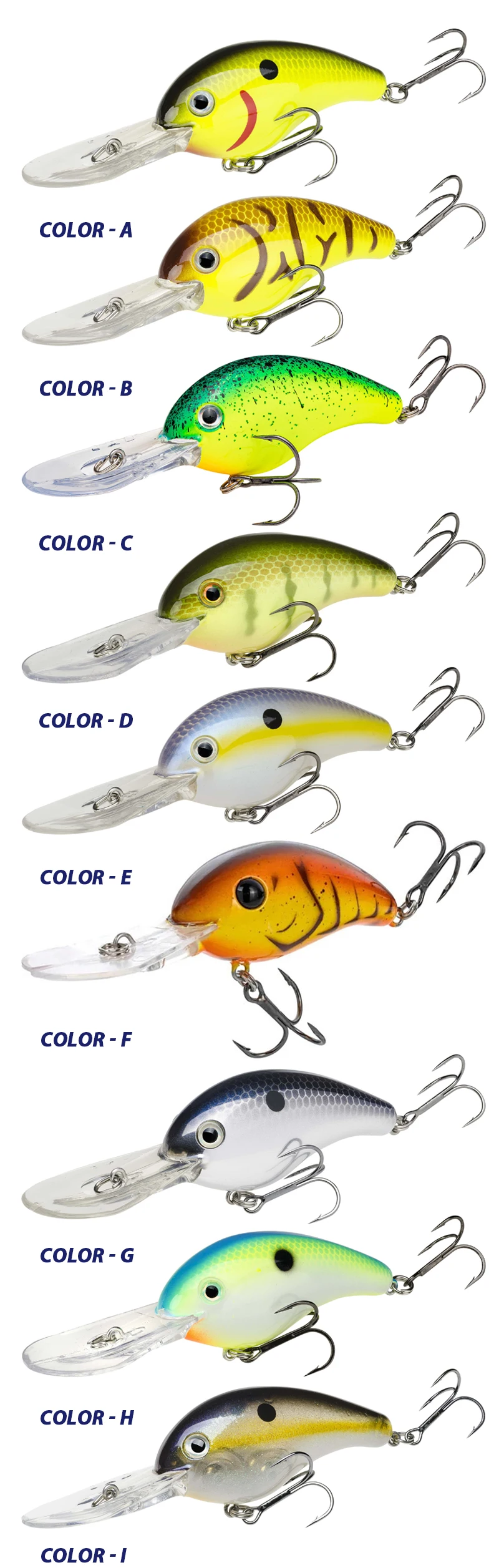 Crankbait de 65mm con lengüeta larga