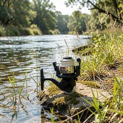Carrete Giratorio Aluminio con 10+1 Rodamientos Sellados para Pesca