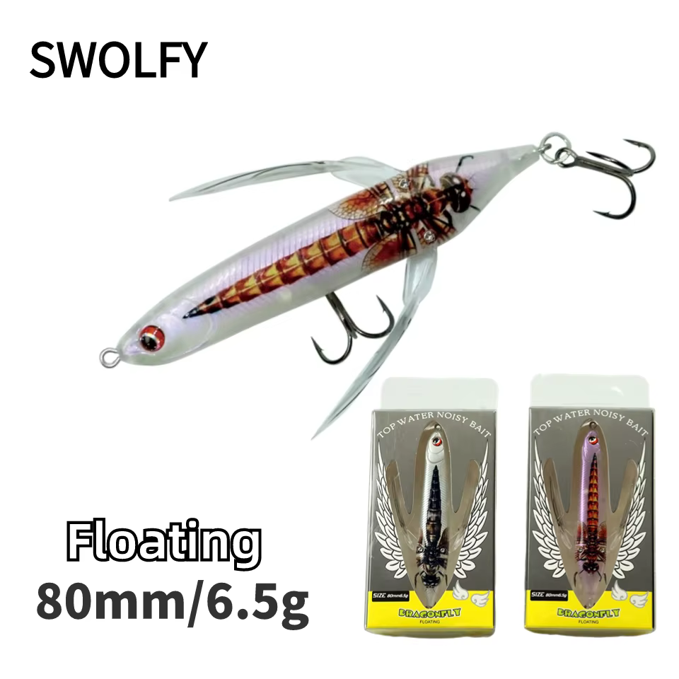 Swolfy Wobbler Minnow 80mm – Señuelo superficie para lubina y trucha - imagen 3