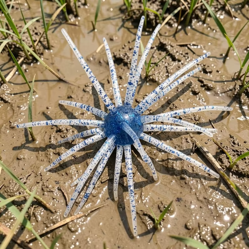 Señuelo Silicona Flotante Erizo de Mar 11cm para Pargo Mandarín - imagen 4