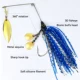 Chatterbait vibrante con faldas de silicona y aspas Willow Free Fisher - imagen 5