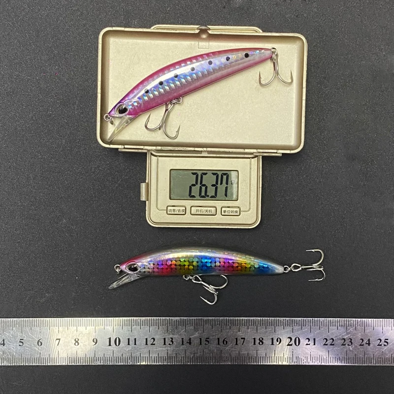 Wobblers Jerkbait hundidor de fundición larga para lubina y lucio - imagen 4