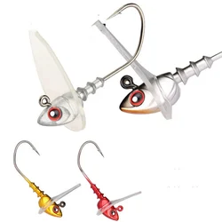 Anzuelo con placa de hundimiento para swimbait y lubina