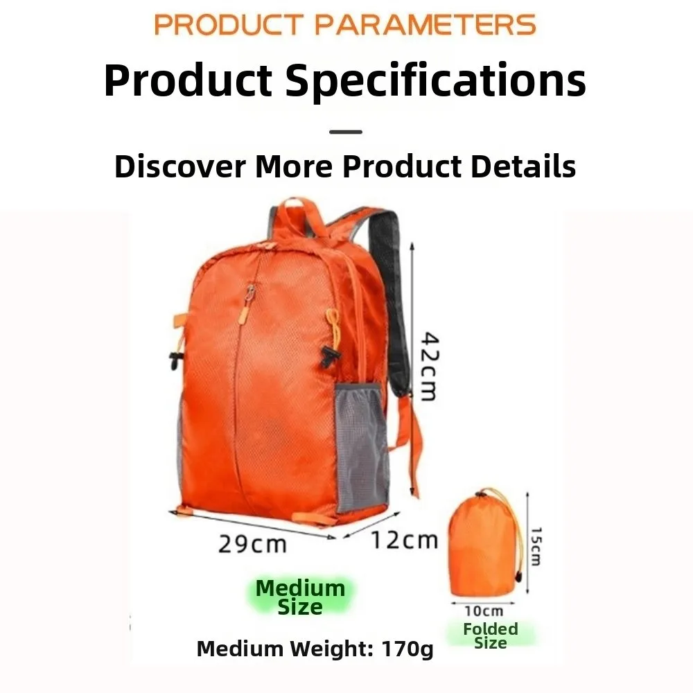 Bolsa Deportiva Plegable Impermeable Ultraligera con Porta Botella - imagen 4