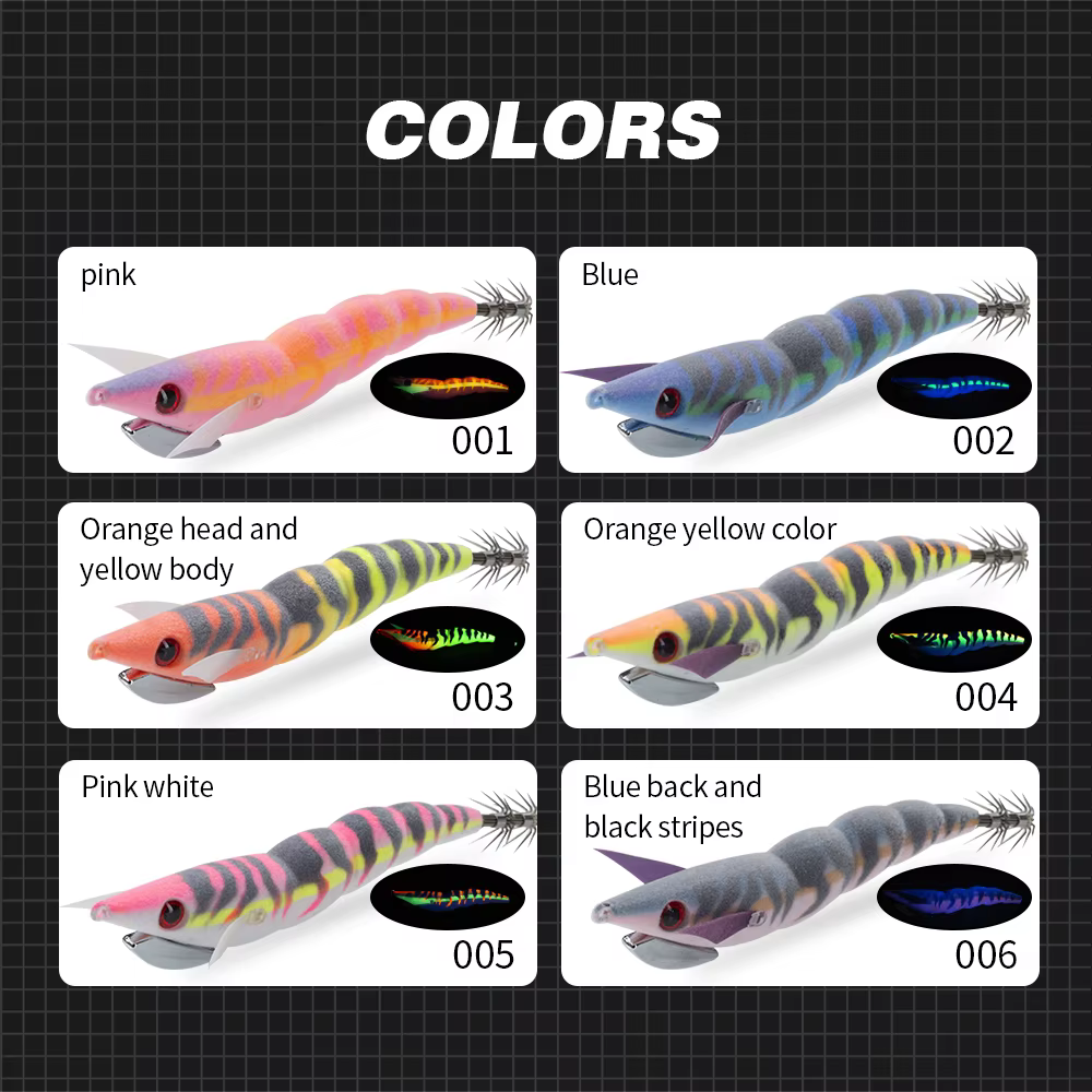 Hunthouse Señuelo Jigging Calamar Luminoso para Pesca Profunda