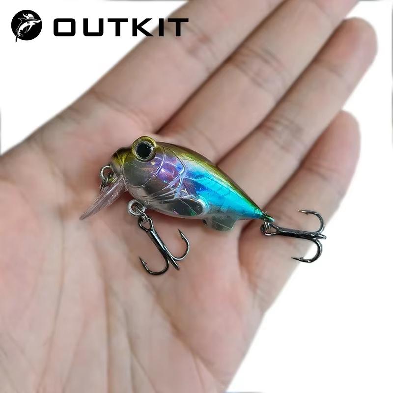OUTKIT Mini Crankbait 5,2g – Señuelo hundidor para lubina, perca y lucio - imagen 4