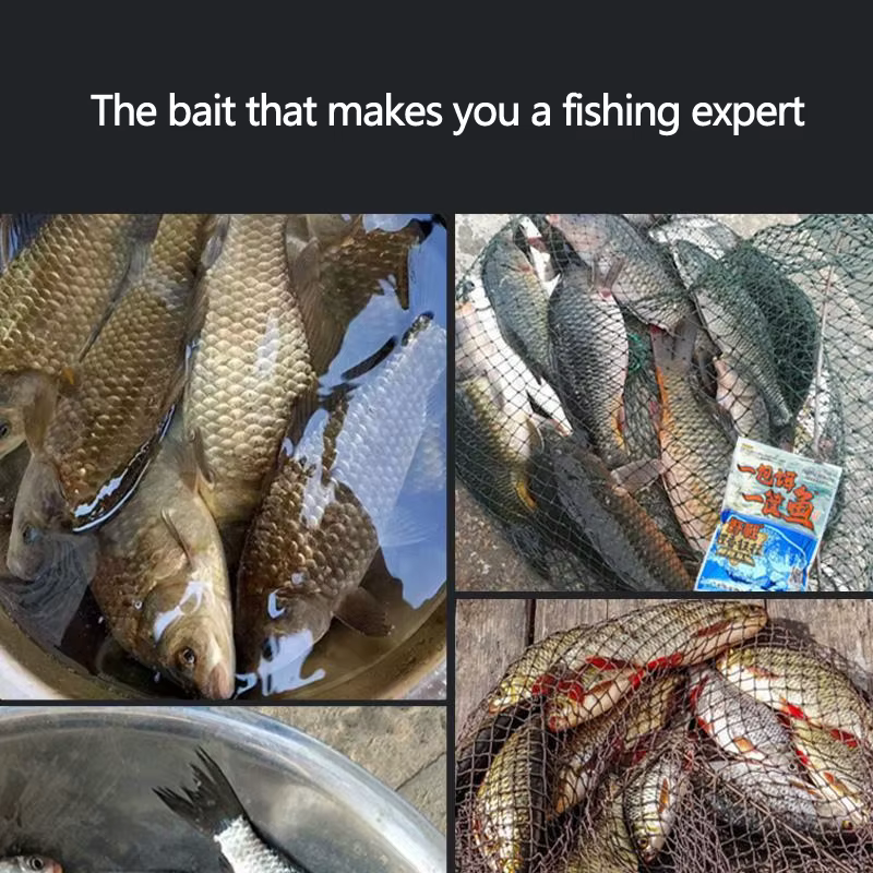 Paquete completo de cebo de pesca con cesta para pesca de carpa