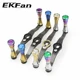 Manivela baitcasting Ekfan fibra carbono, perilla titanio - imagen 2