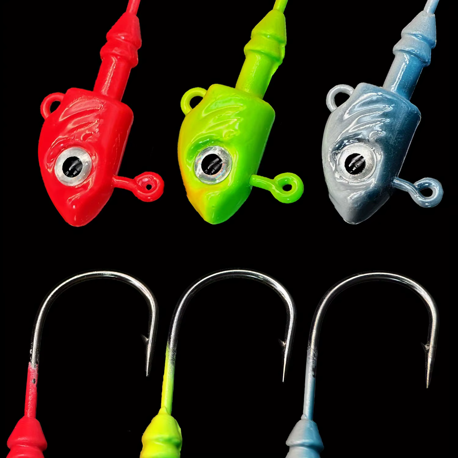 ANFS anzuelos cabeza de plomo para Swimbait – afilados con púas - imagen 4