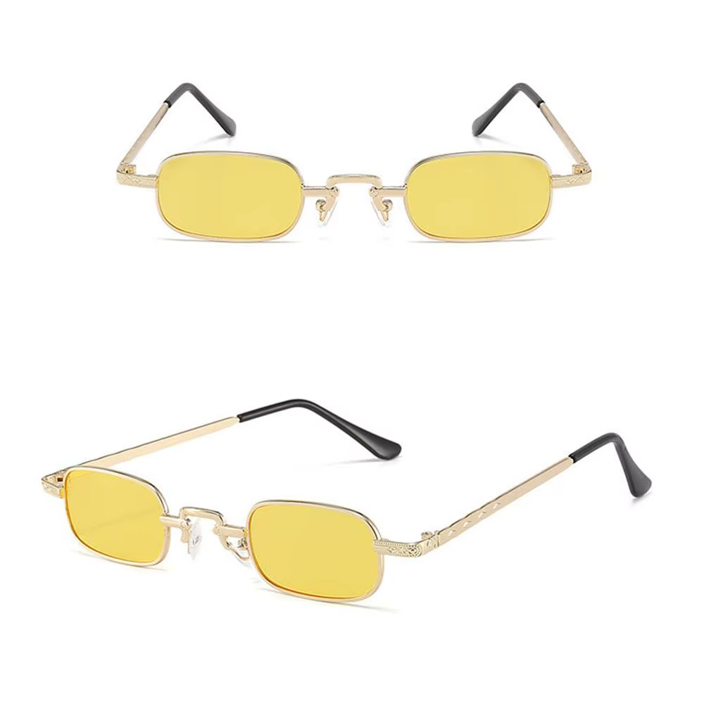 Gafas de sol rectangulares retro color caramelo para pesca - imagen 3