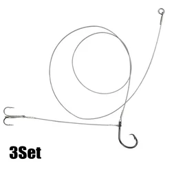 Mustad: aparejo de pesca marina con anzuelos circulares y triples