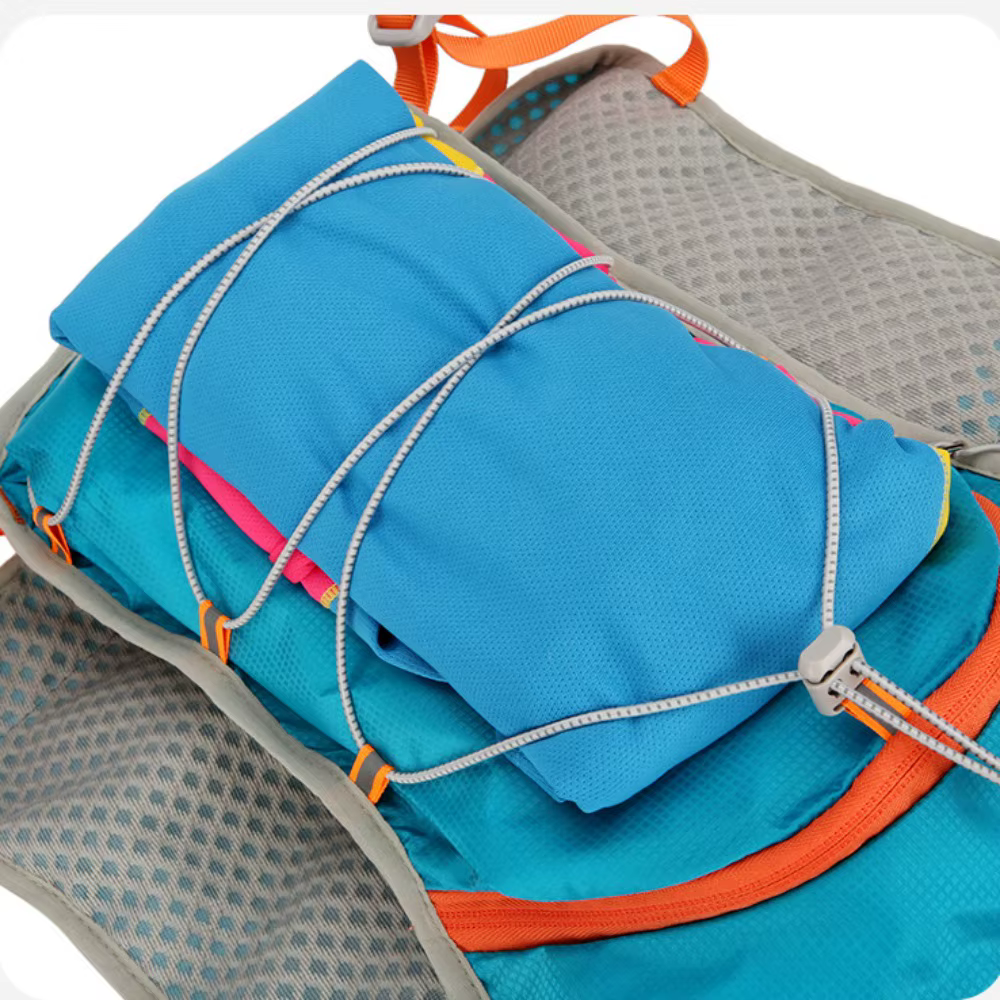 Chaleco reflectante impermeable transpirable con bolsillo hidratación