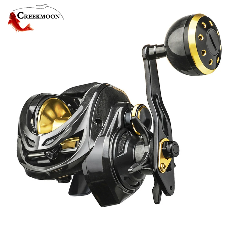 Carrete Baitcasting metal para agua salada – 16kg arrastre 6.3:1