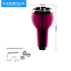 Gomexus Pomo de carrete de pesca en TPE - 27 mm para Baitcasting