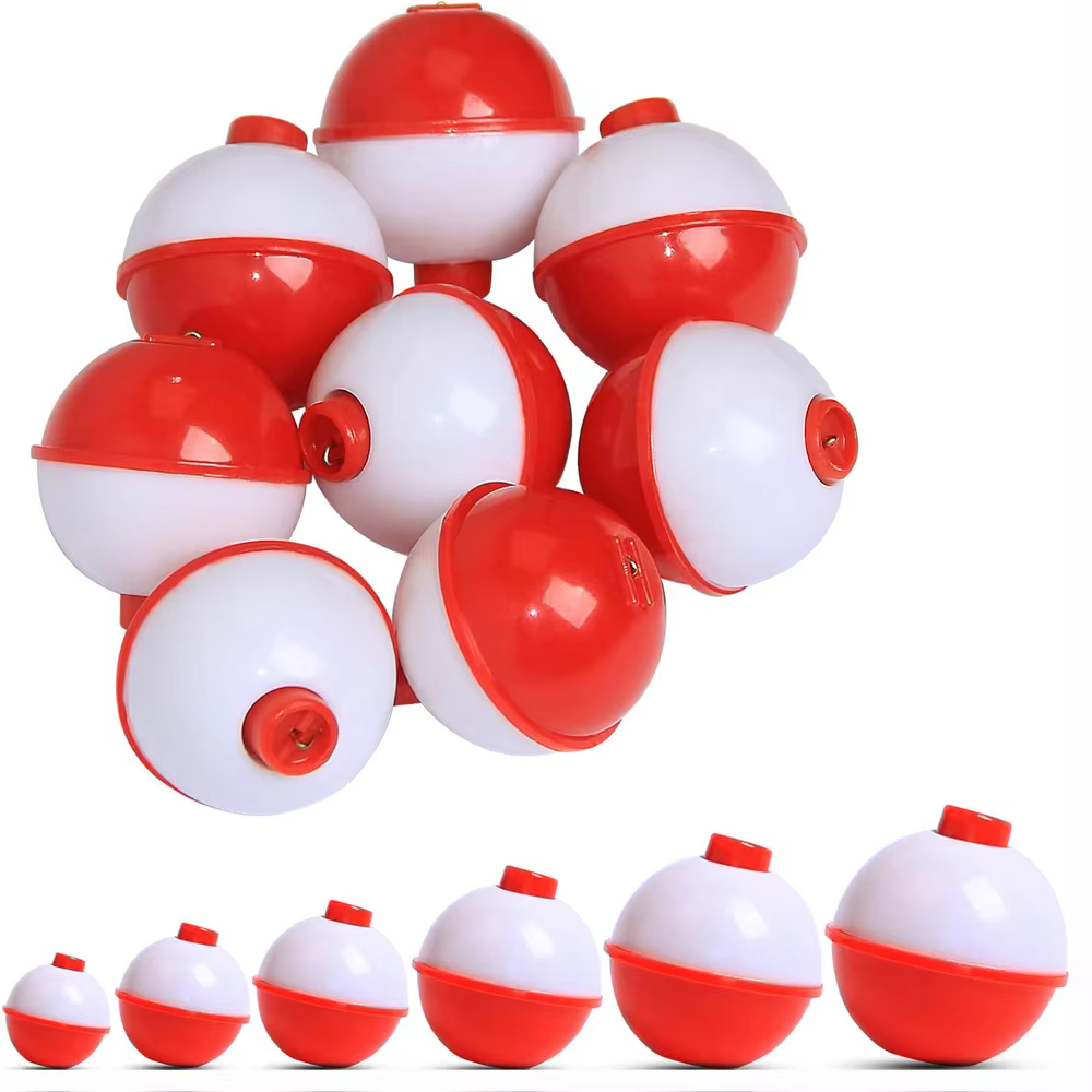 Flotador deslizante ABS rojo y blanco durable para pesca - imagen 5