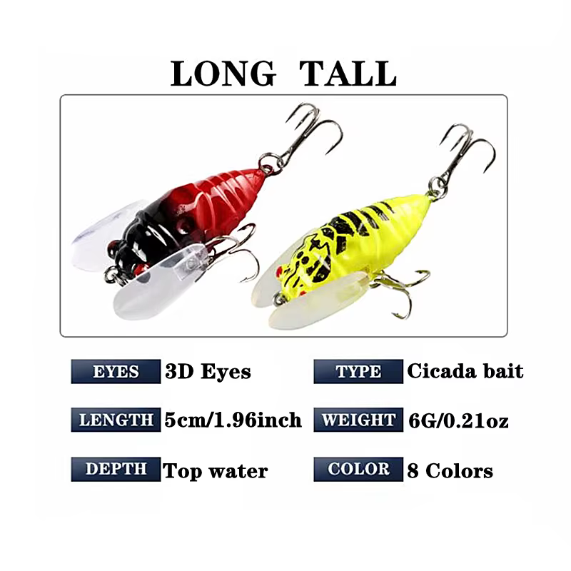 Señuelo Cicada Superficie para Lubina y Black Bass - imagen 2