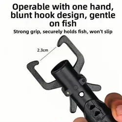 Pinza de pesca portátil agarre de labios profesional exterior