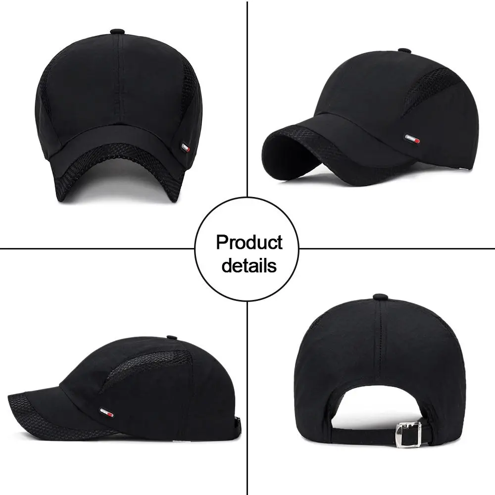 Gorra de malla transpirable secado rápido para pesca deportiva - imagen 2