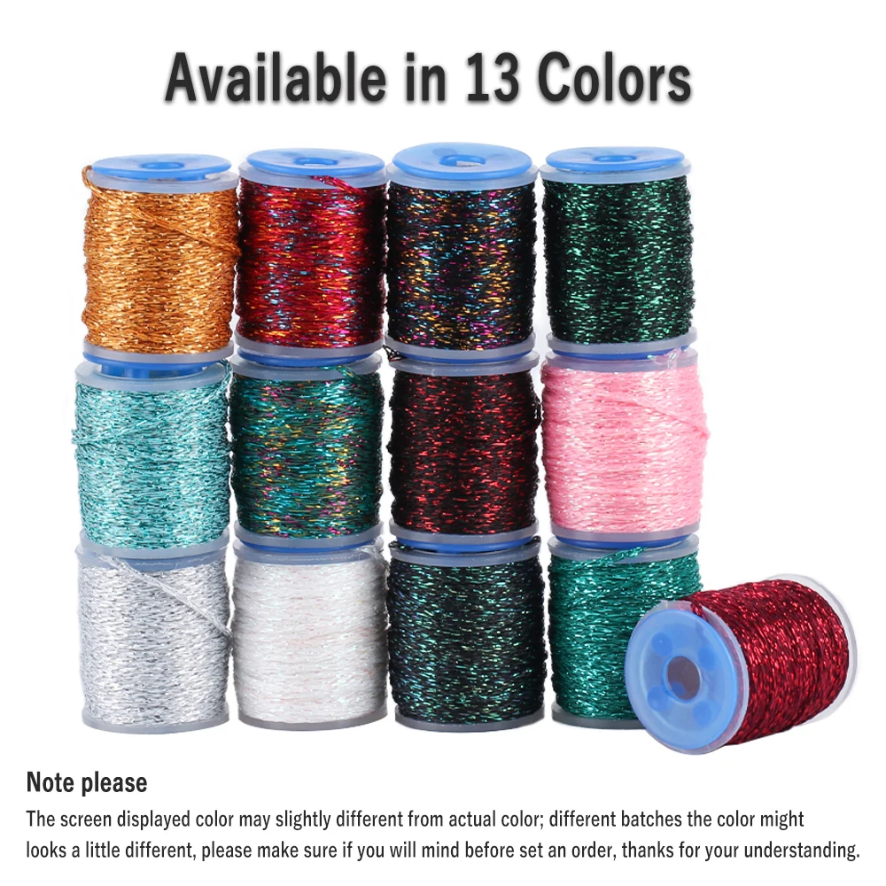 Colores disponibles de trenza holográfica