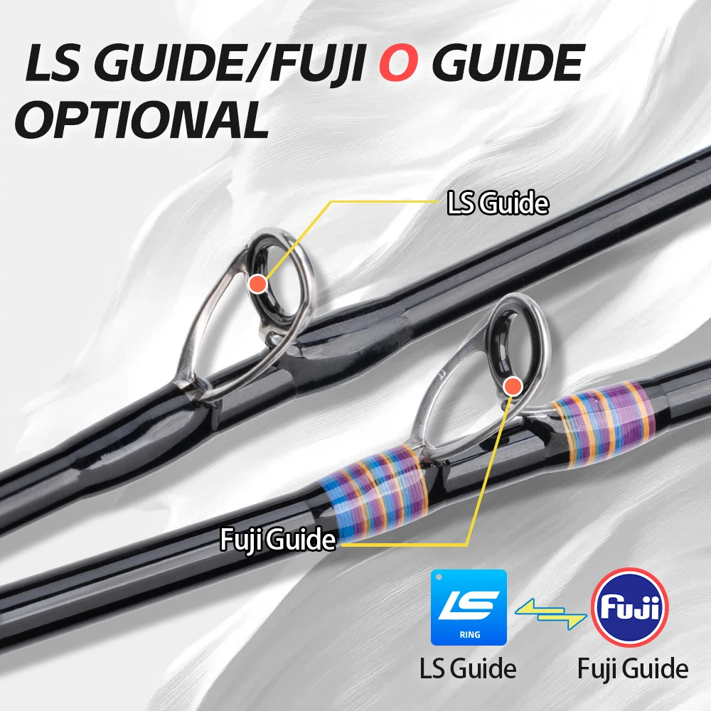 Caña ultraligera trucha FISHINGFANS ORCA con punta sólida UL - imagen 4