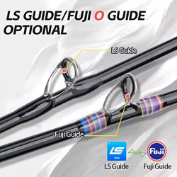 Caña ultraligera trucha FISHINGFANS ORCA con punta sólida UL