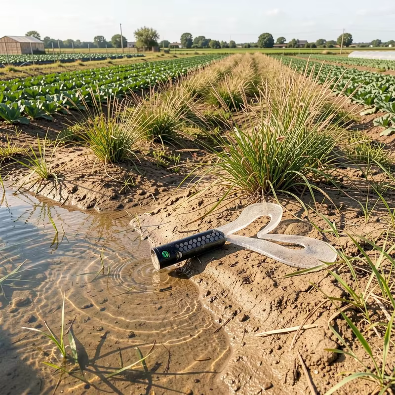 Vinilo doble cola con sal para pesca de lucio en río – Señuelo aromatizado durable - imagen 5