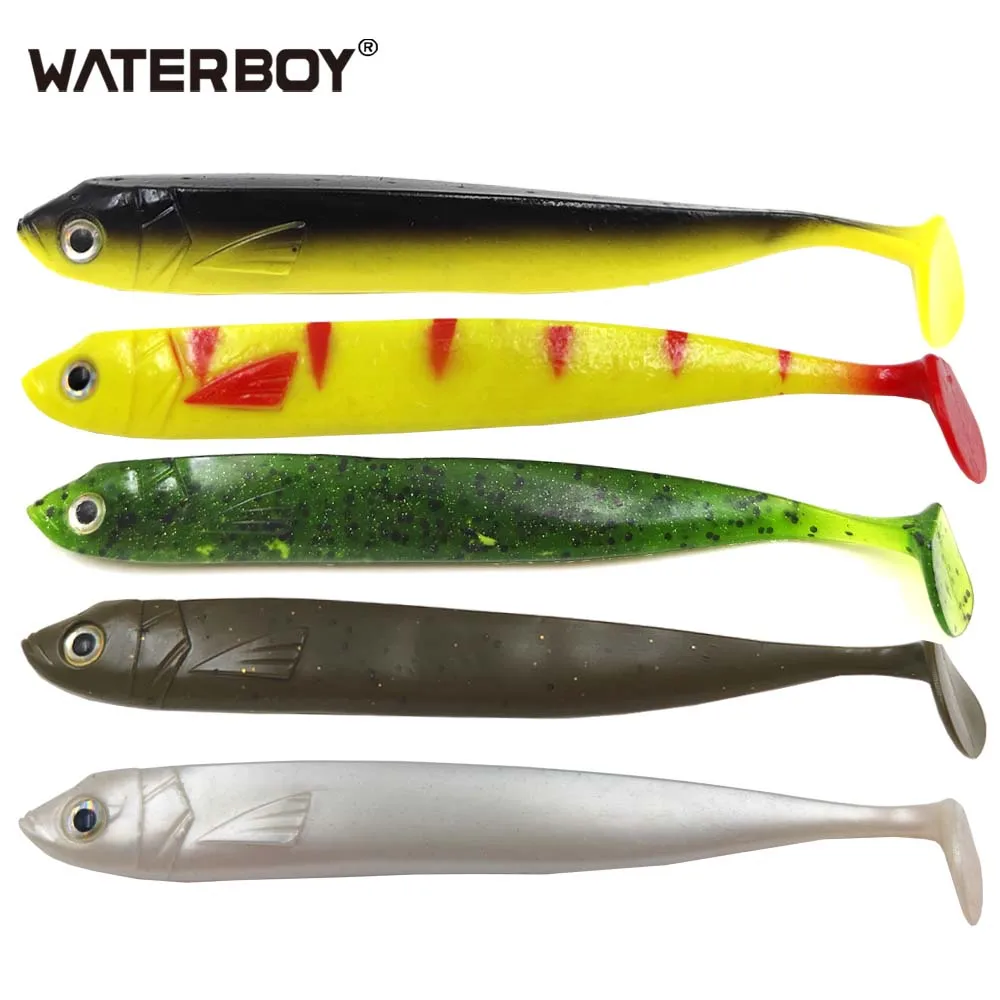 Vinilos de Pesca Efecto Gusano con Jig Head para Señuelos Blandos - imagen 3