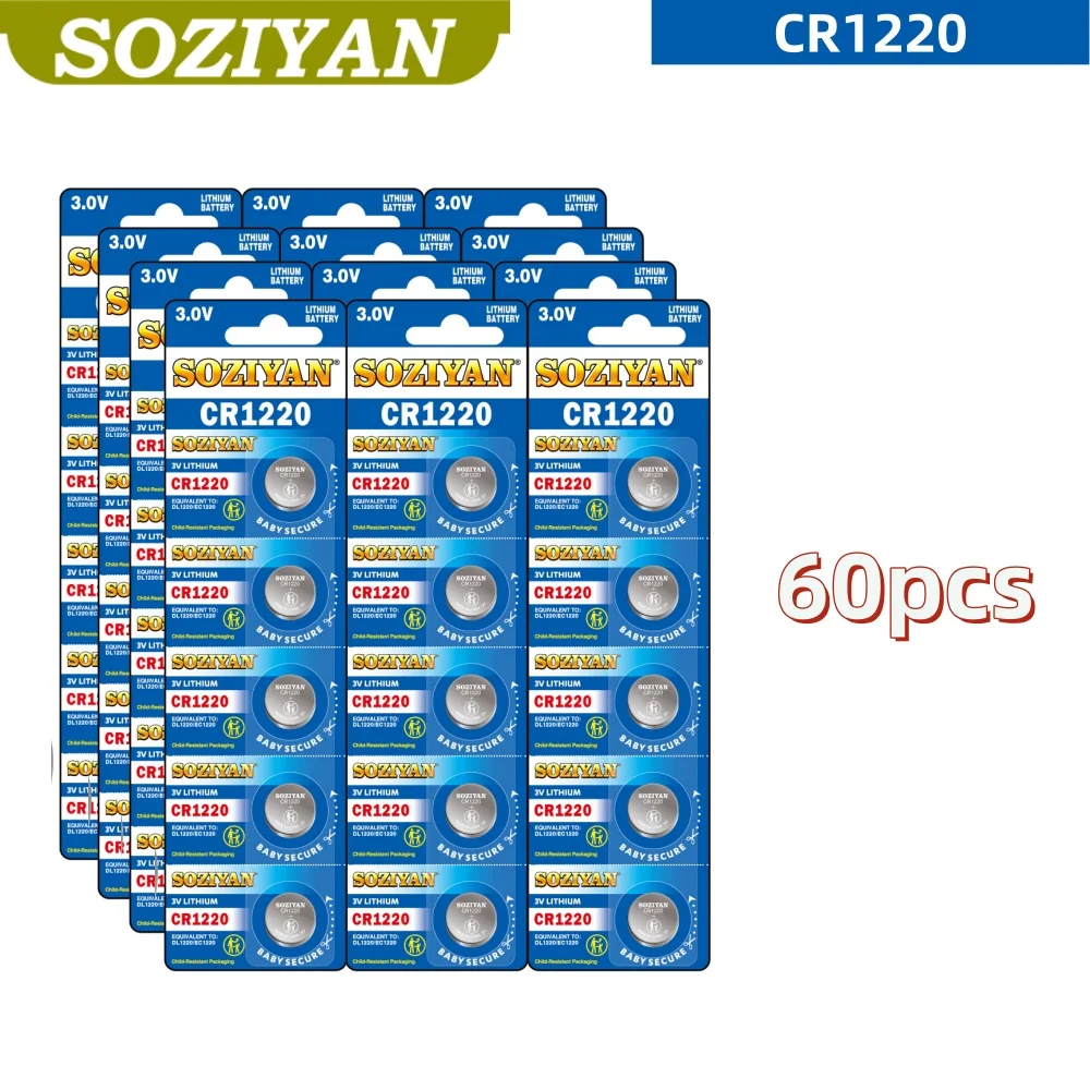 Baterías CR1220 de litio 3V tipo moneda alta capacidad - imagen 4