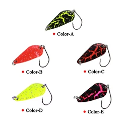 Cucharas giratorias metálicas para pesca agua dulce y salada