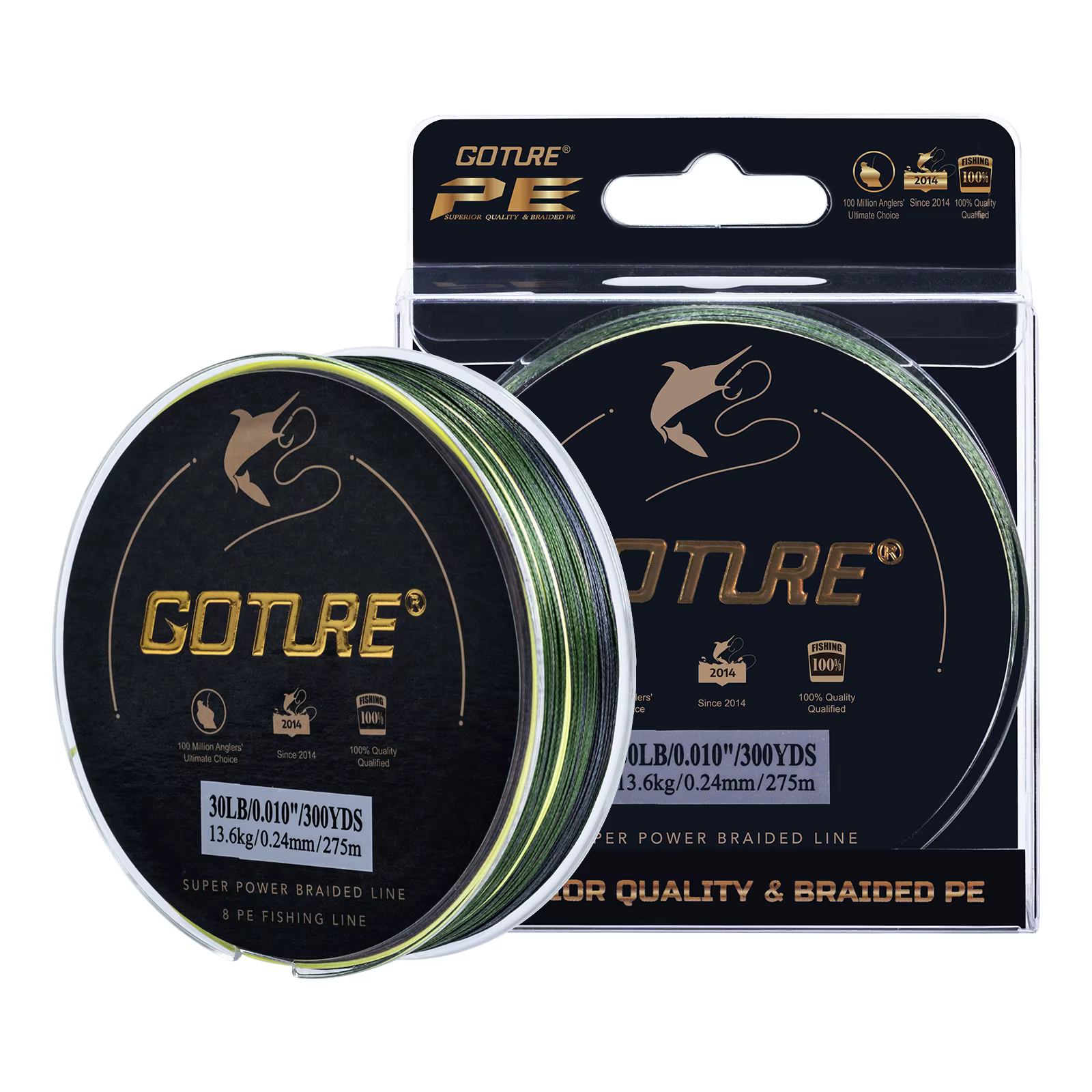 GOTURE Sedal trenzado 4-8 hebras – Alta sensibilidad y resistencia