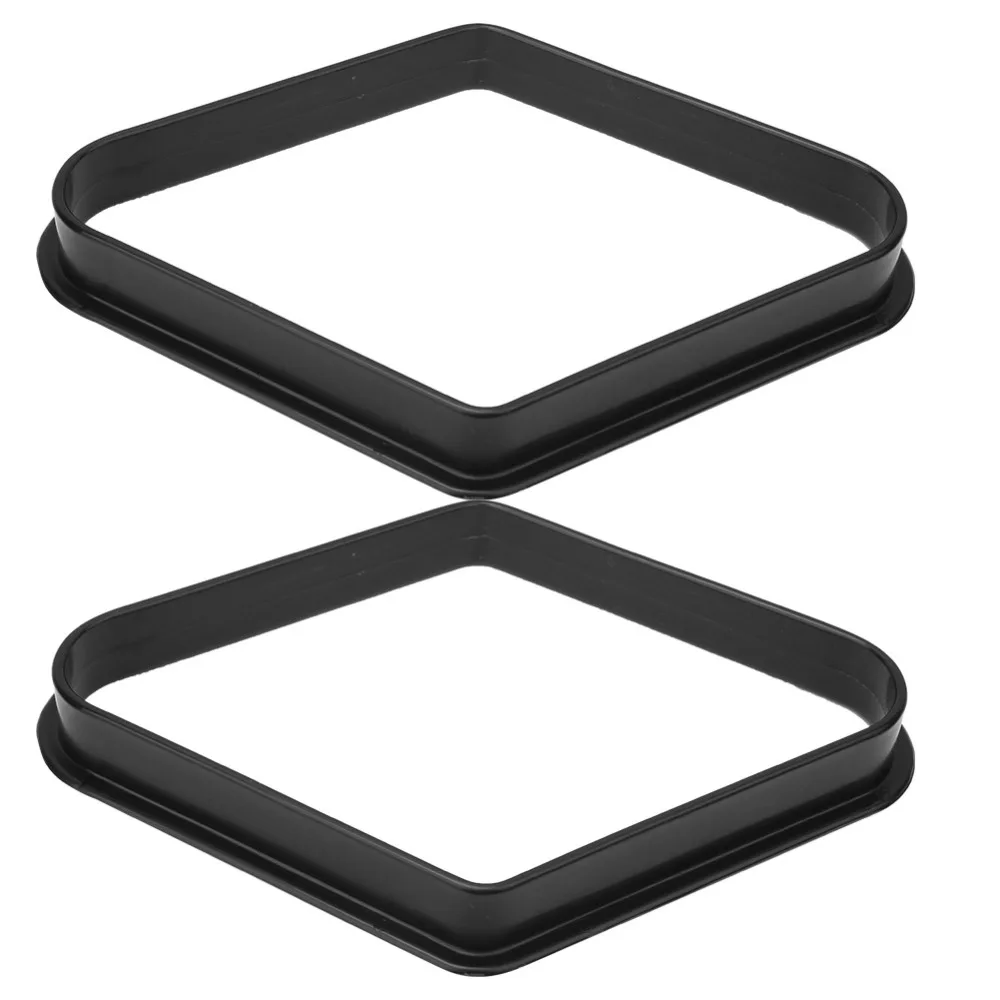 Soportes triangulares de billar con centro abierto, base rígida y lisa - imagen 5