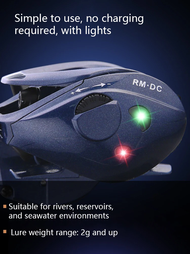 Carrete de pesca RM-DC 2000 con freno electrónico y alarma DC - imagen 4